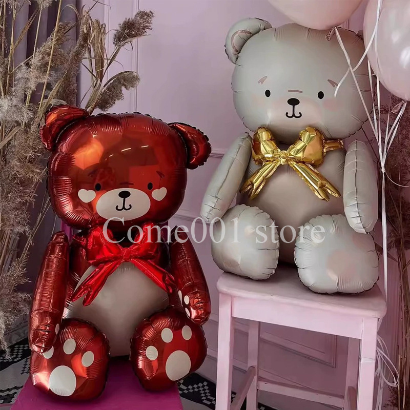 Baby Products Lotion - Złoty Guzik Kokarda Kremowy Miś Chłopcy