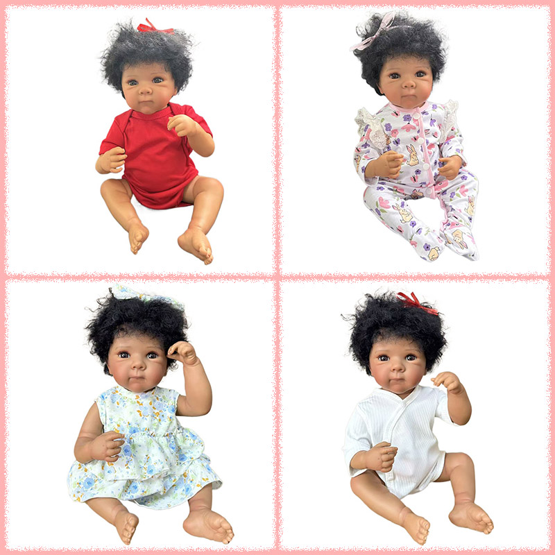 Baby Products For Curly Hair - 19-calowa Lalka Reborn Bettie z Ciemną