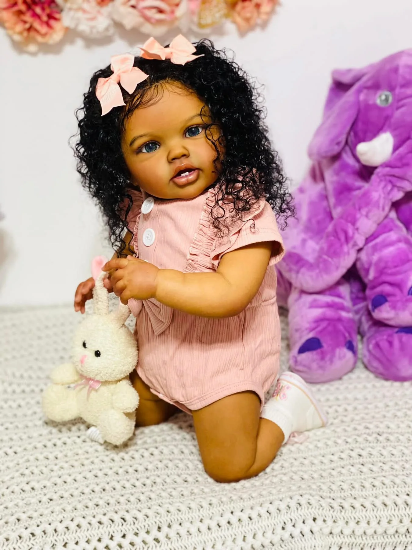 24-calowe Reborn Baby Toddler  – Baby Products For Curly Hair recenzja i cena