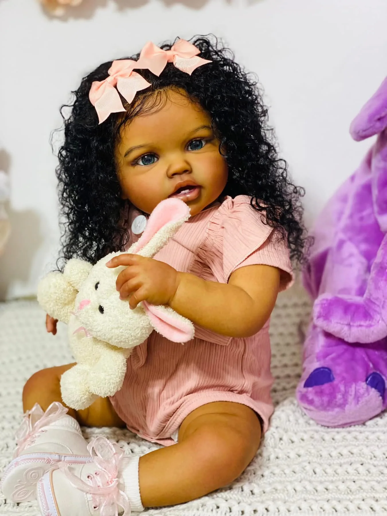 24-calowe Reborn Baby Toddler  – Baby Products For Curly Hair recenzja i cena