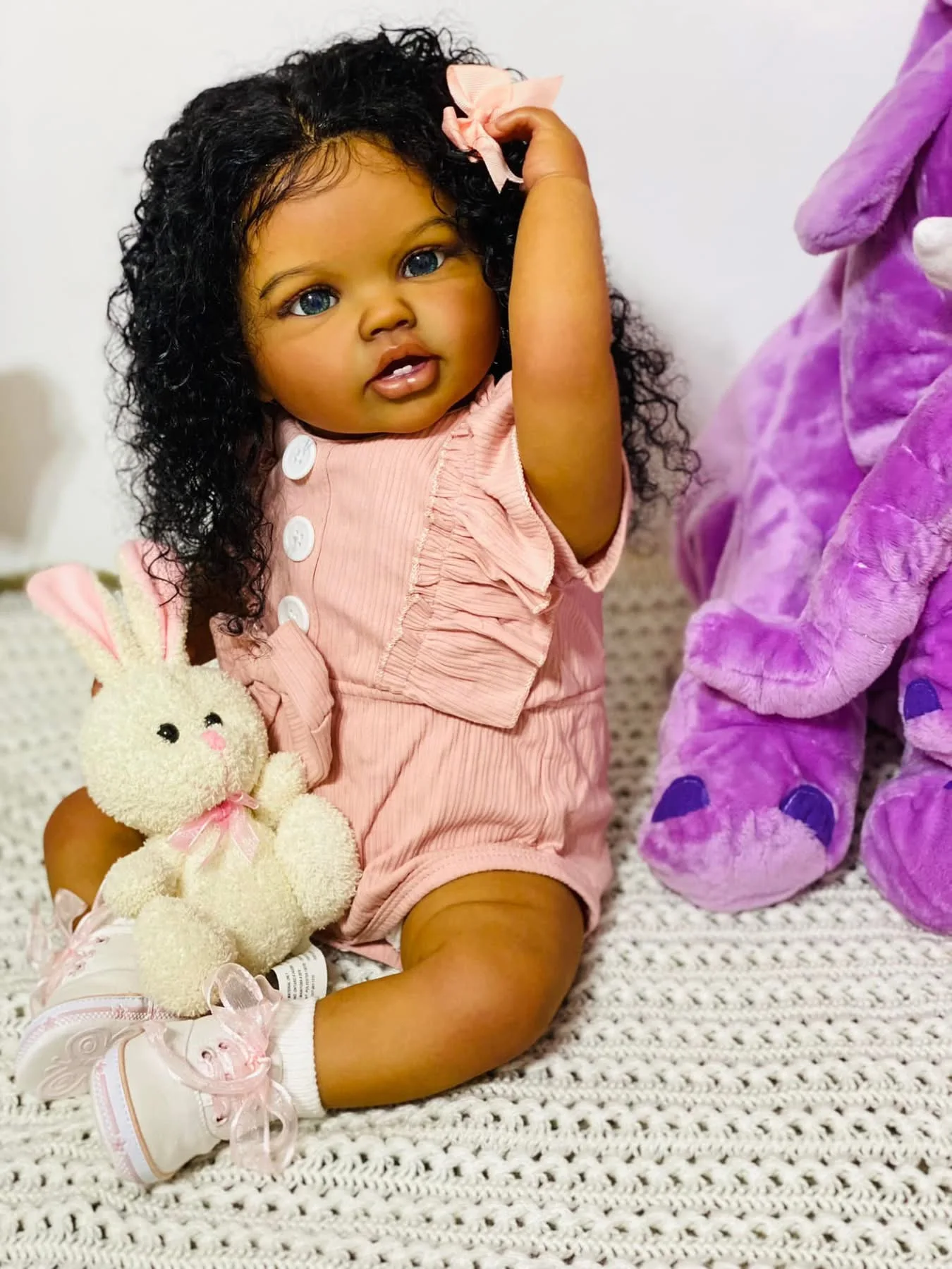 24-calowe Reborn Baby Toddler  – Baby Products For Curly Hair recenzja i cena