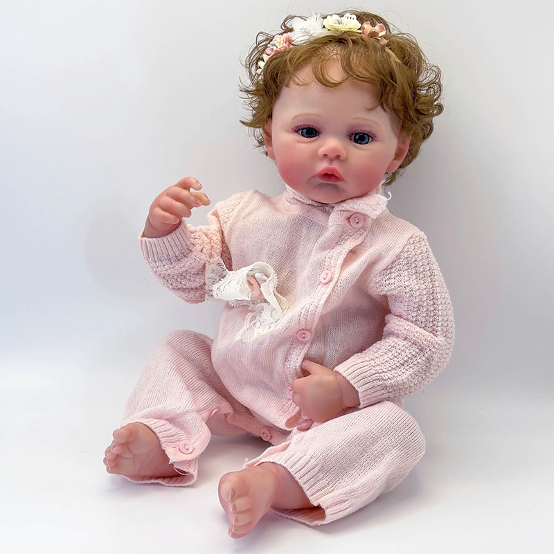 Zestaw lalki Meadow Reborn 18  – Baby Products For Curly Hair recenzja i cena