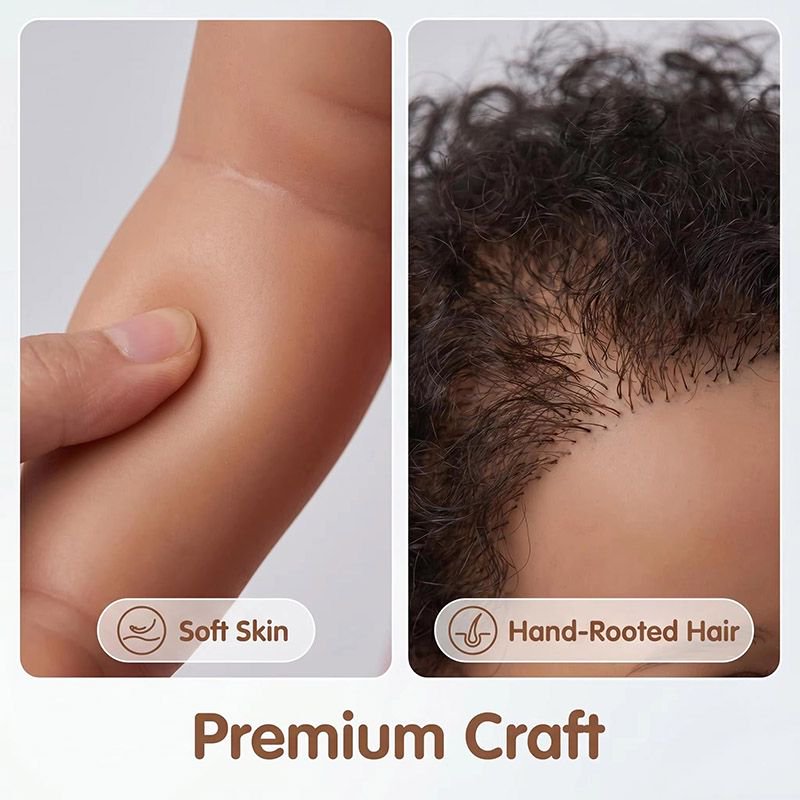 48cm Bawełniana Lalka Reborn z – Baby Products For Curly Hair recenzja i cena