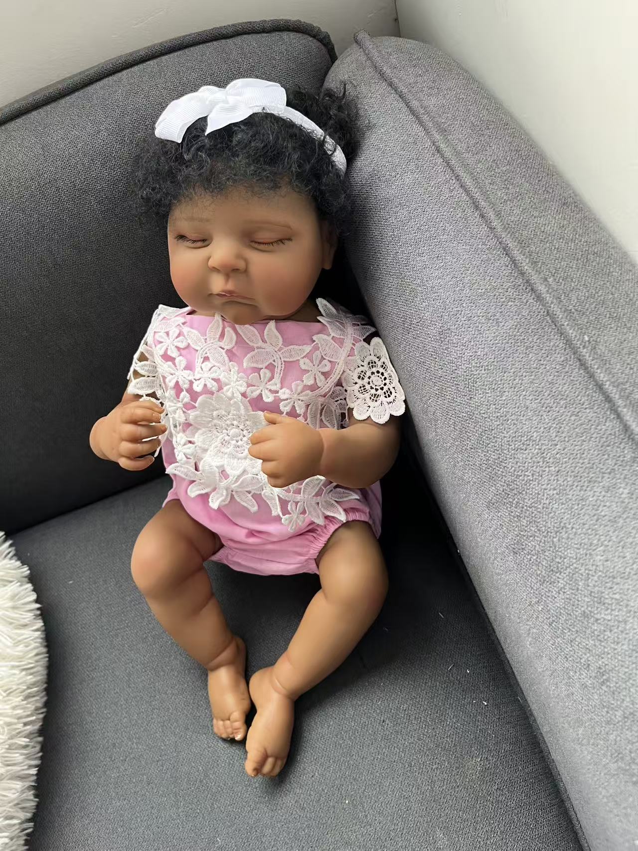 48CM Reborn Peaches Silikonowa – Baby Products For Curly Hair recenzja i cena